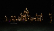 British Columbia Parliament Buildings (at night)